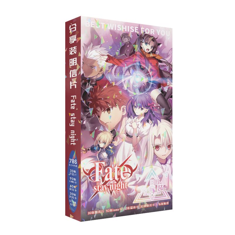 Fate postcard anime 2D merchan - Fate Anime Merchandise review and price